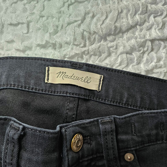 MADEWELL Taller 9" Mid-Rise Skinny Jeans in Lunar Wash size 28 - Picture 8 of 10